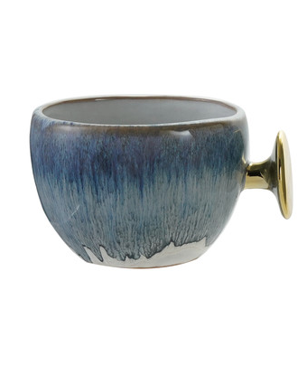 Mug w Gold Electroplated Handle