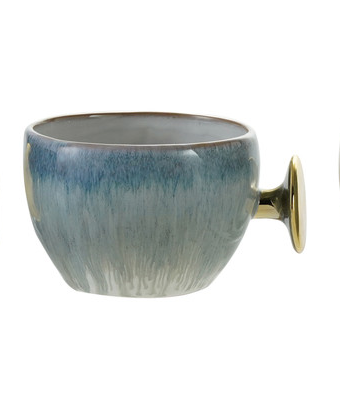 Mug w Gold Electroplated Handle