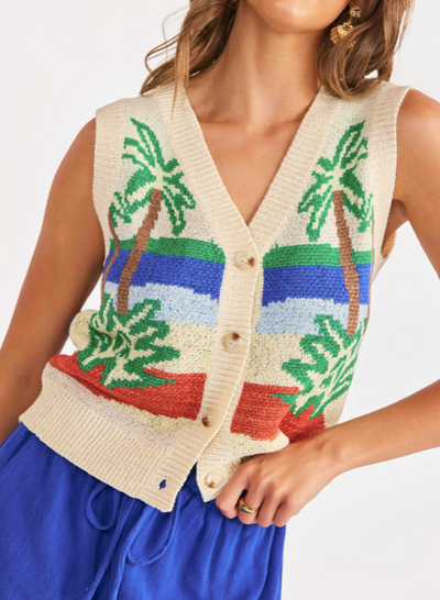 Palms Sweater Vest