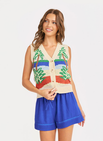 Palms Sweater Vest