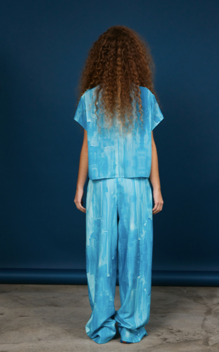 Aurora Pant Sky Brushstroke