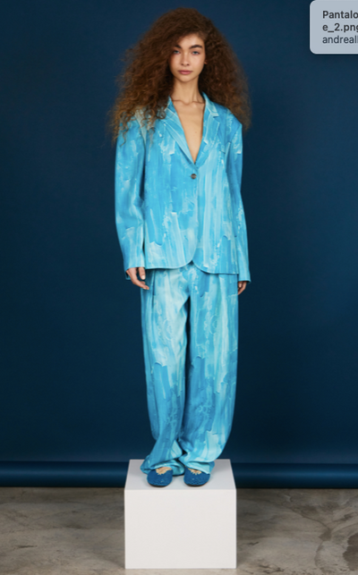 Aurora Pant Sky Brushstroke