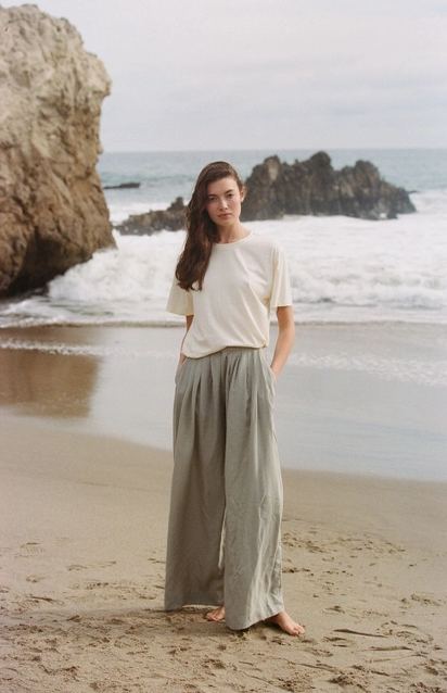 Ridley Oversized Tee Knit Ivory