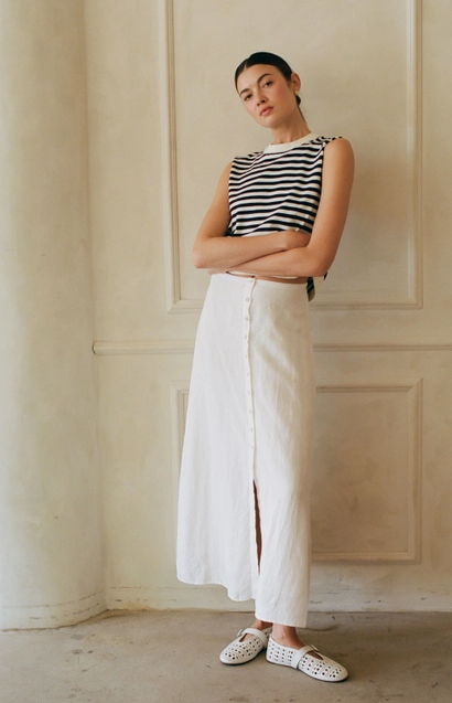 Novella Skirt Off White