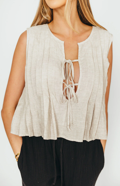 Allexia Top Linen