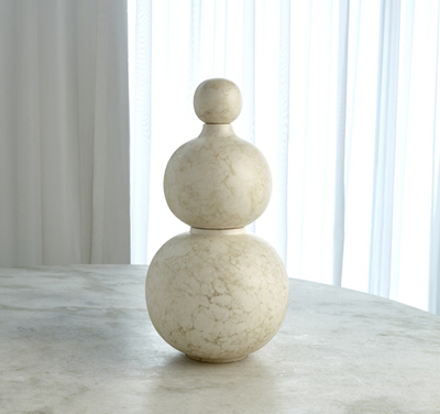 Bubble Stacking Vase-Ivory