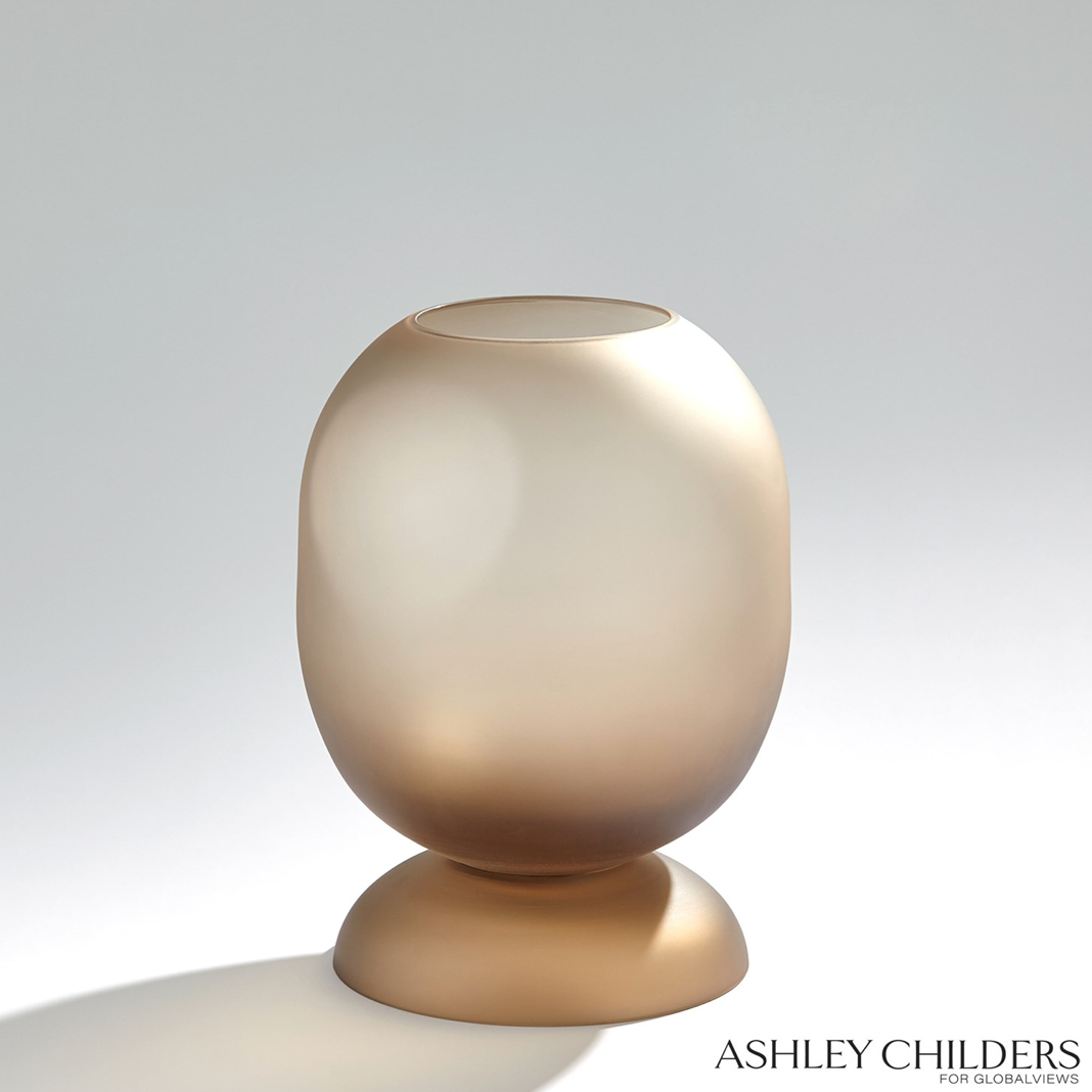 Ashton Vase-Topaz-Short
