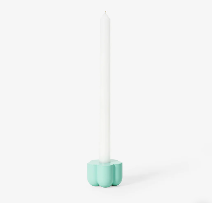 Poppy Candle Incense Holder Blue