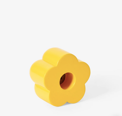 Poppy Candle Incense Holder Yellow