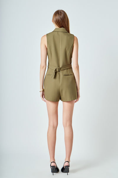 Maria Romper Olive