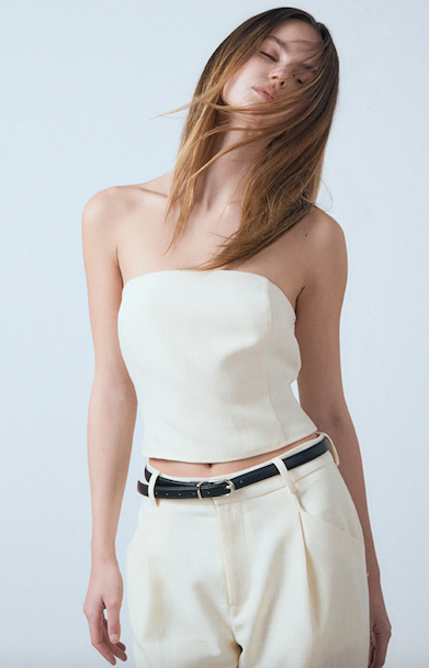 Ashton Linen Set Butter  L