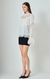 Ruffled Lace Blouse Ivory