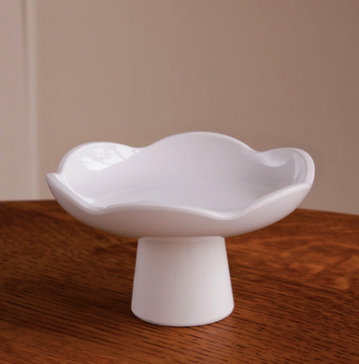 Amelia Small Pedestal White