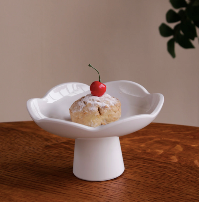 Amelia Small Pedestal White