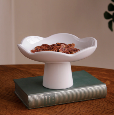Amelia Small Pedestal White