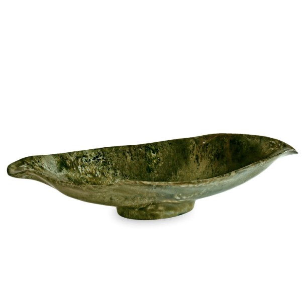 Malachite Medium Oval Bowl