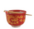 Donburi Bowl With Chopsticks Set Oriental Ryu Design Red