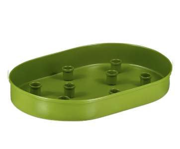Candle Platter Large Oval Olive