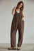 Lia Jumpsuit Brown