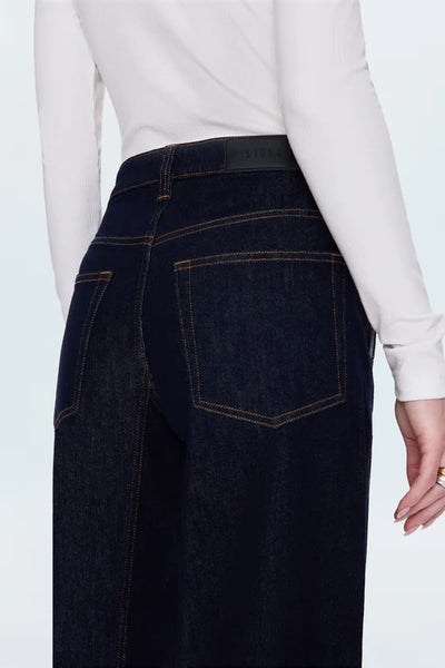 Beau Seamed Crescent Raw Jean Nightfall