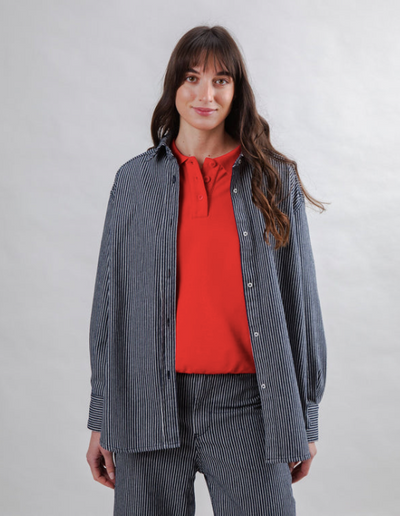 Lucy Shirt Stripe Denim