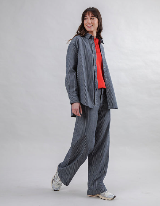 Lucy Shirt Stripe Denim