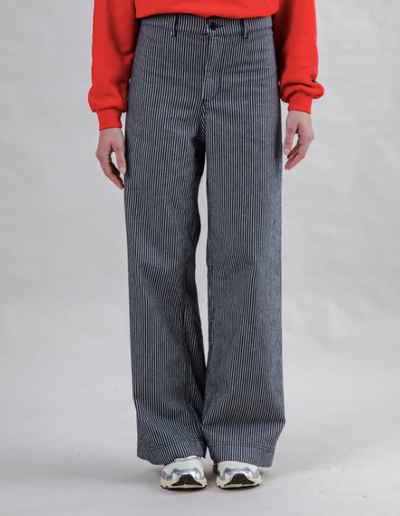 Lucy Pant Stripe Denim
