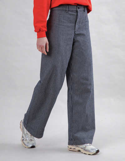 Lucy Pant Stripe Denim