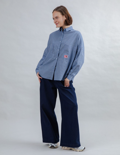 Oversize Stripes Gum Shirt