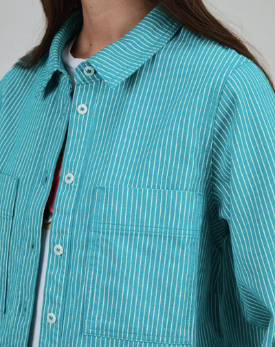 Yarisel Shirt Stripe Green