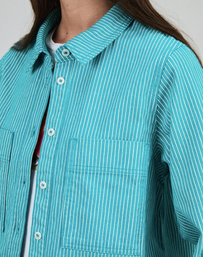 Yarisel Shirt Stripe Green