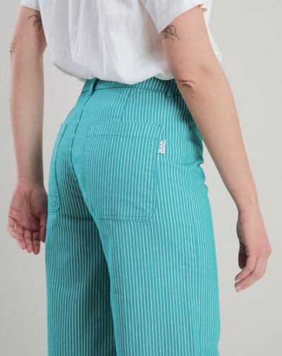 Rosa Pant Stripe Green