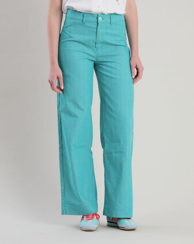 Rosa Pant Stripe Green