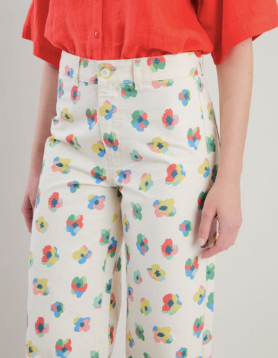 Margara Pant Flower Ecru