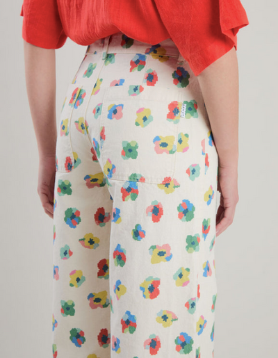 Margara Pant Flower Ecru