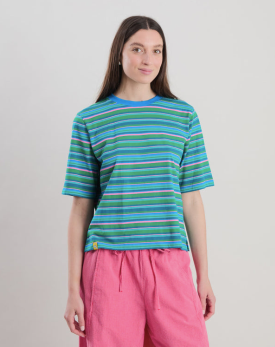 Yali Tshirt Stripe Blue