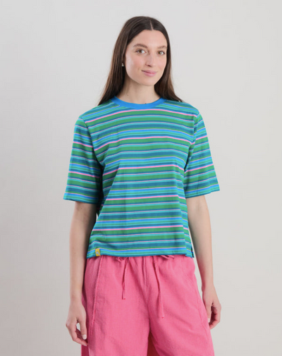 Yali Tshirt Stripe Blue