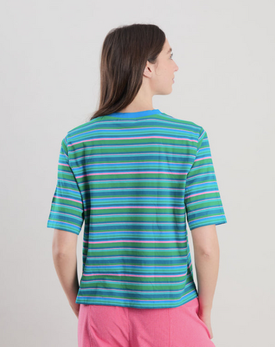 Yali Tshirt Stripe Blue