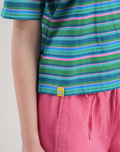 Yali Tshirt Stripe Blue