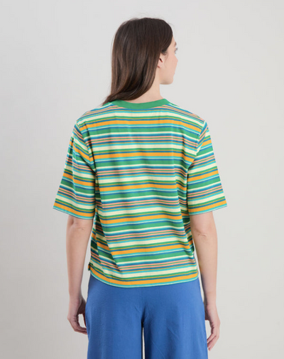 Yali Tshirt Stripe Green