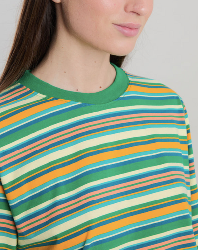 Yali Tshirt Stripe Green