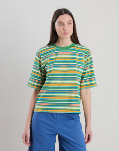 Yali Tshirt Stripe Green
