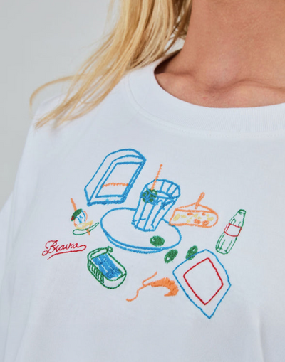 Ruth Tshirt Oversize Tee White