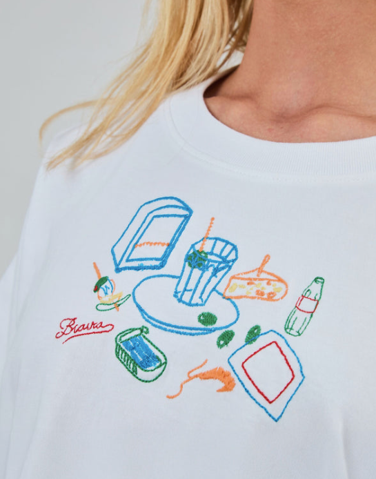 Ruth Tshirt Oversize Tee White