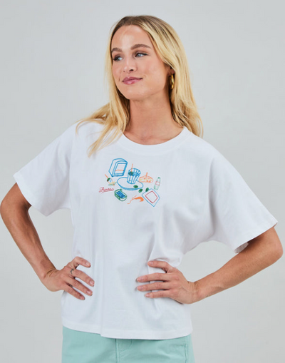 Ruth Tshirt Oversize Tee White