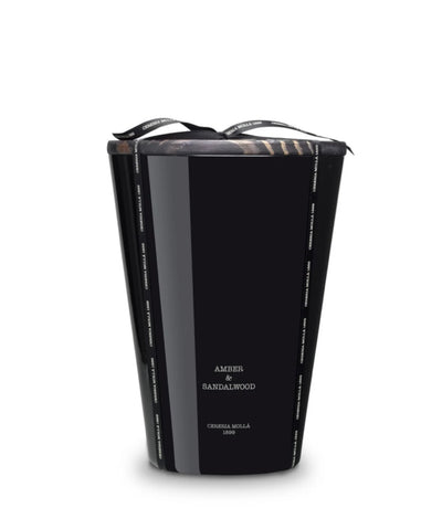 Amber & Sandalwood Black XXL Candle