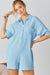 Boxy Playsuit Romper Blue