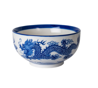 Ryu Dragon Porcelain Medium Bowl