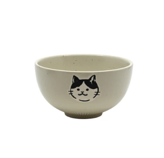 Cat Porcelain Rice Bowl