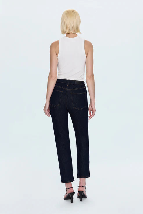 Bri High Rise Slim Straight Jean Nightfall